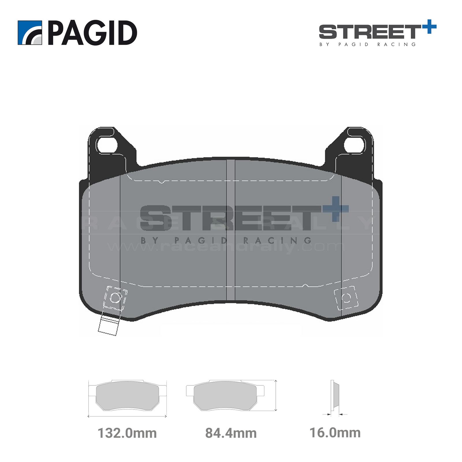 T8280SP2001 Pagid Street+ Brake Pad Set