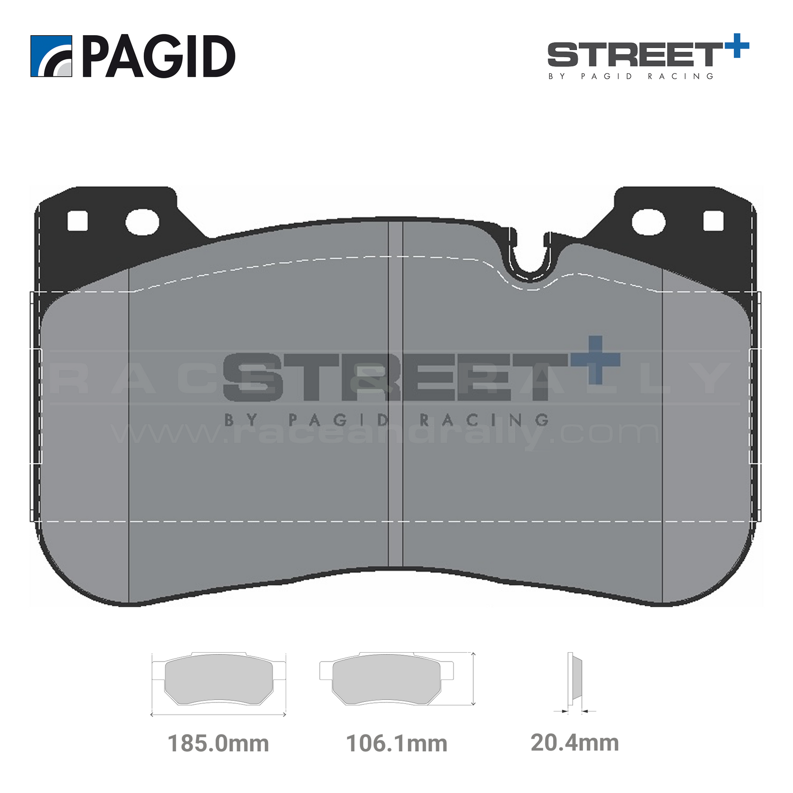 T8289SP2001 Pagid Street+ Brake Pad Set