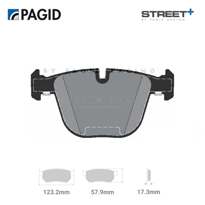 T8297SP2001 Pagid Street+ Brake Pad Set