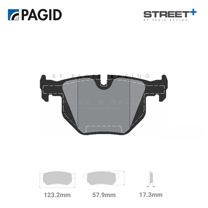 T8298SP2001 Pagid Street+ Brake Pad Set