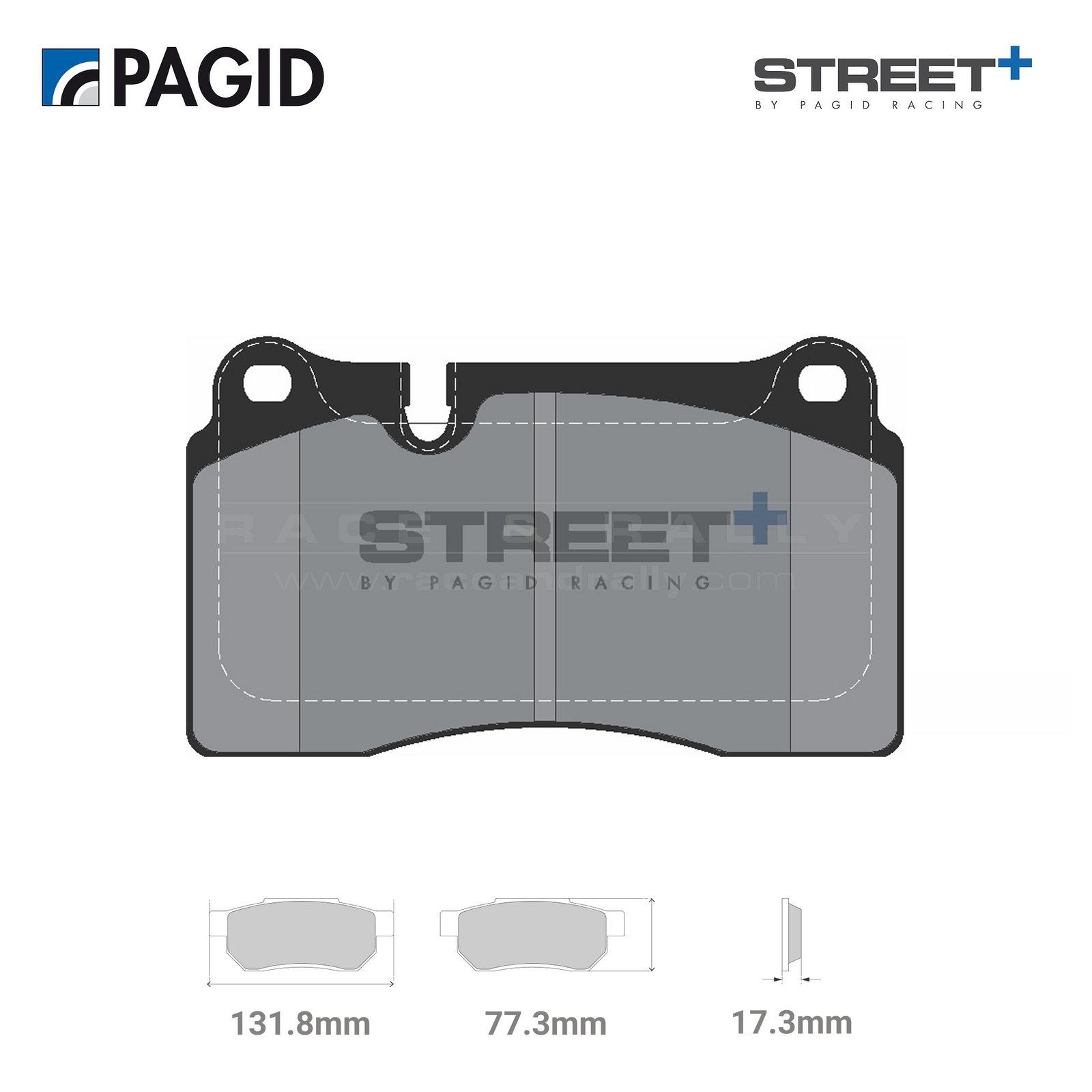 T8299SP2001 Pagid Street+ Brake Pad Set