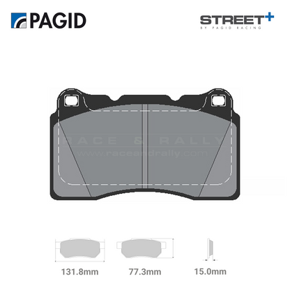 T8300SP2001 Pagid Street+ Brake Pad Set