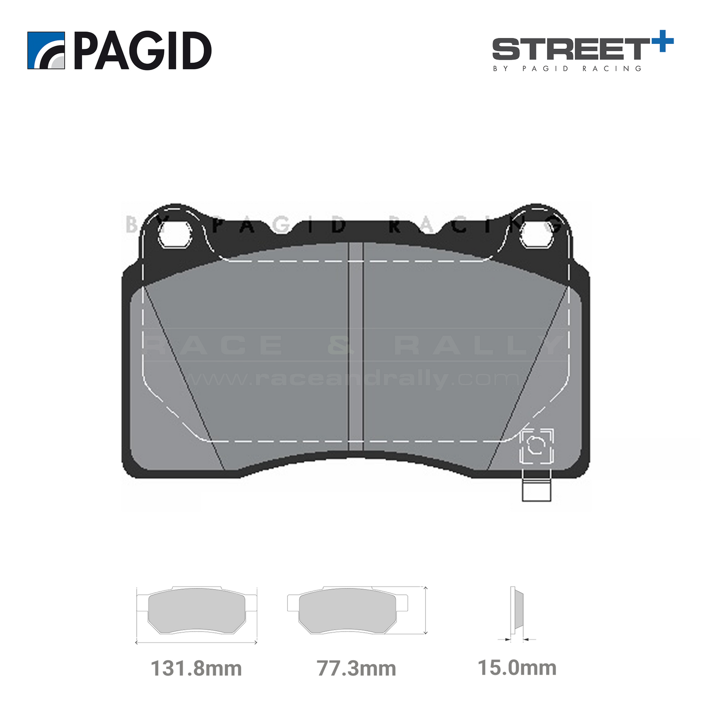T8300SP2001 Pagid Street+ Brake Pad Set