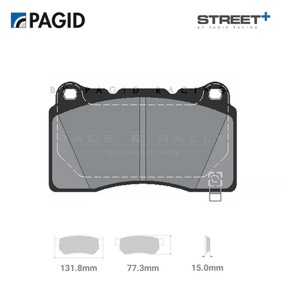 T8300SP2001 Pagid Street+ Brake Pad Set