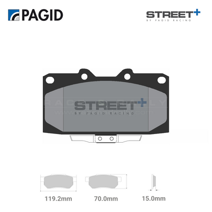 T8308SP2001 Pagid Street+ Brake Pad Set