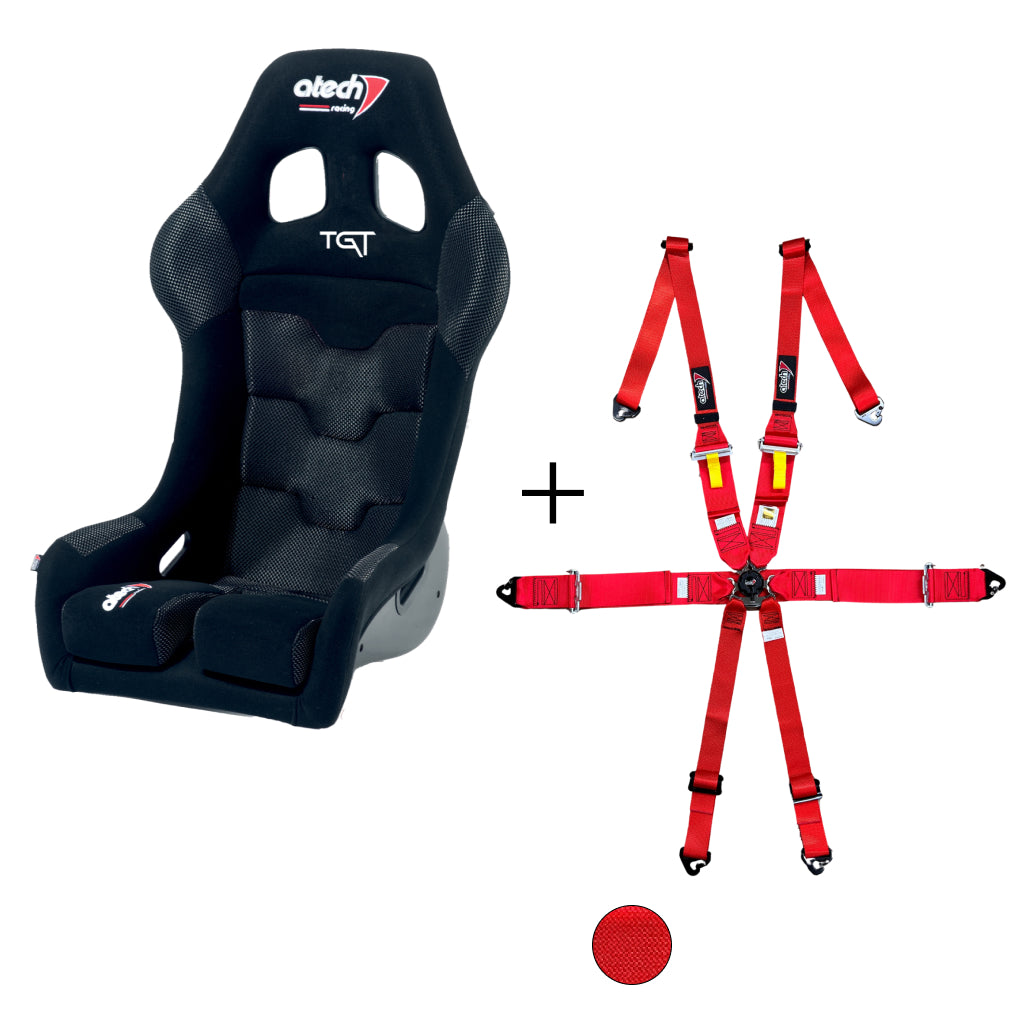 Atech Target Seat & Harness Bundle - Race and Rally