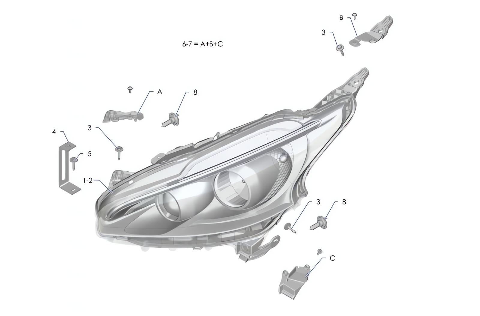 Z2A - Headlight - Race and Rally