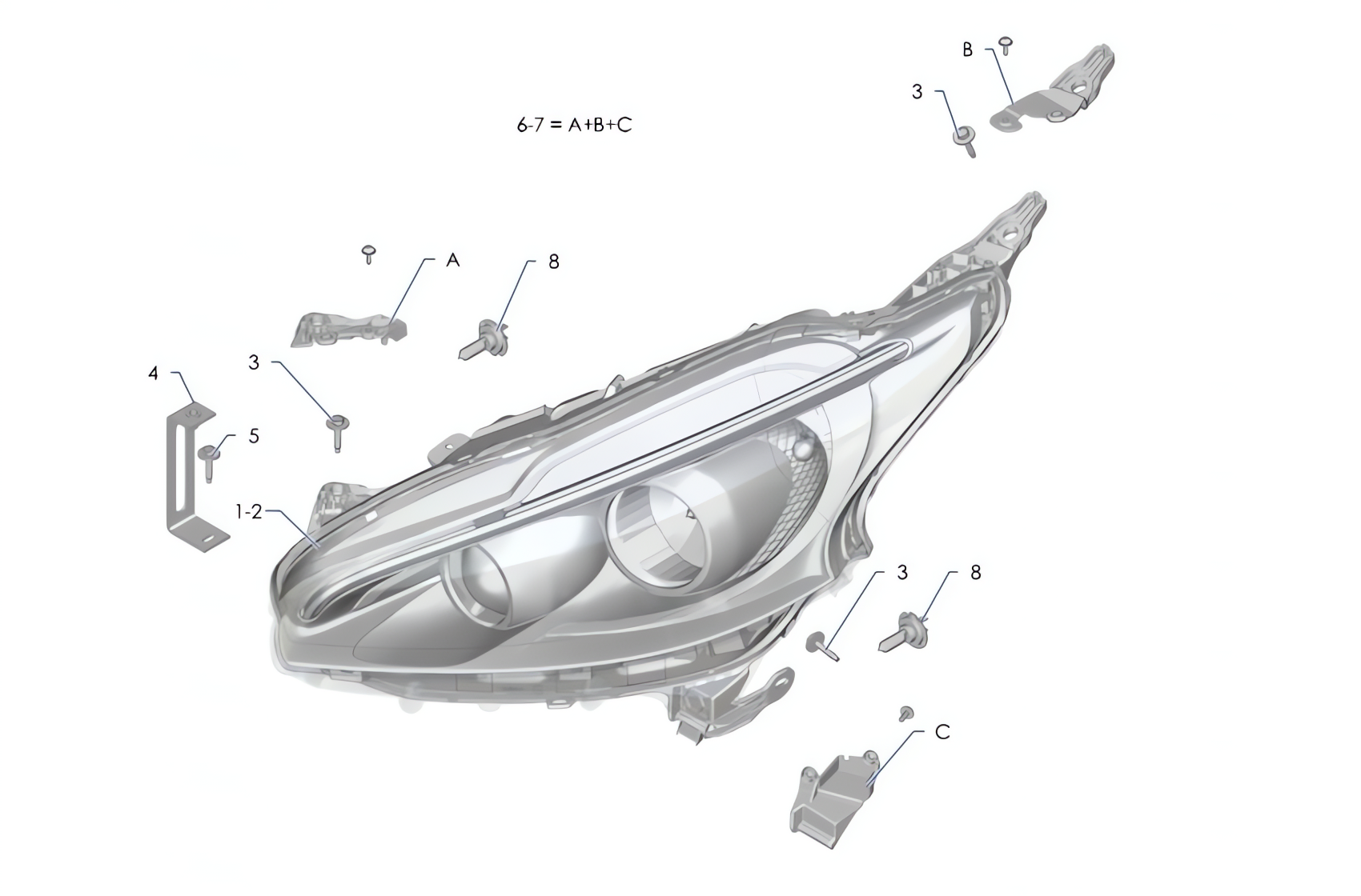 Z2A - Headlight - Race and Rally