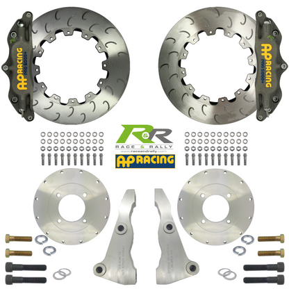 AP 15" Front Brake Kit - CP5040 Caliper - Ø304x28mm Discs - 'J' Hook Face Design - Race and Rally