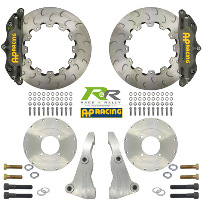 AP 15" Front Brake Kit - CP5040 Caliper - Ø304x28mm Discs - 'J' Hook Face Design - Race and Rally