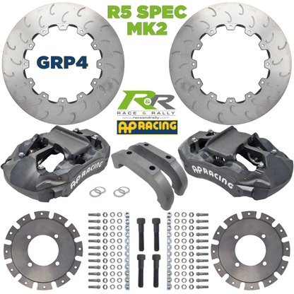 AP 15" Ultimate Front Modular Brake Kit - CP6840 Caliper - Ø310x32mm Discs - 'J' Face Design - Race and Rally
