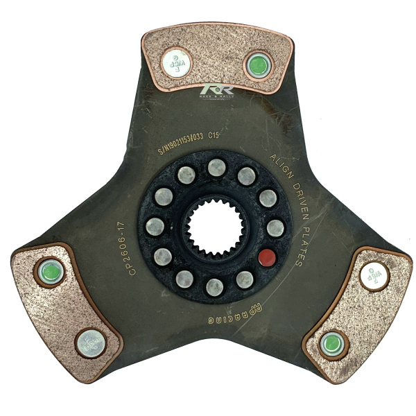 Ø184mm x 7.11mm - 3 Paddle Riveted - 1.00
