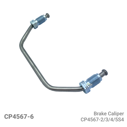 CP4567 4-pot Caliper - Cross Over Pipe - 25.4mm Calipers