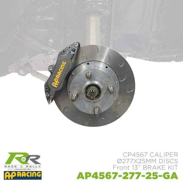 AP 13" Front Brake Kit - CP4567 Caliper - Ø277x25mm Brake Disc - Race and Rally