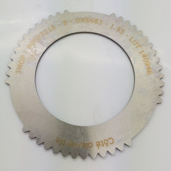 Adjustable plain exterior disc, thickness : 1,95