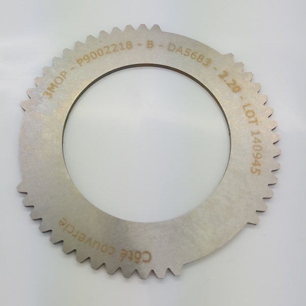 Adjustable plain exterior disc, thickness : 2,20
