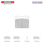 FCP809H - DS2500 Brake Pads