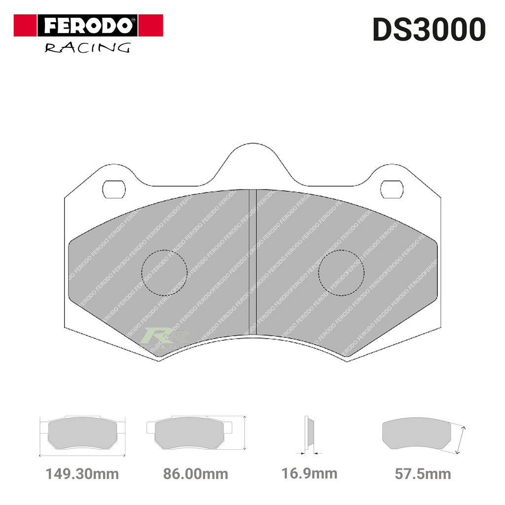 FRP3084R - (R) DS3000 Brake Pads