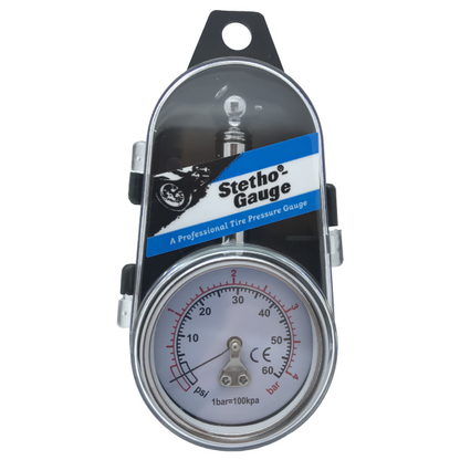 GE92 - Grayston Professional Tyre pressure gauge 0-60 PSI 0-4 BAR