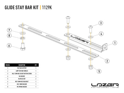 Stay Bar Kit (Glide)