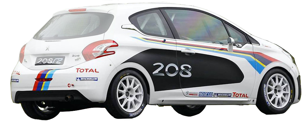 Peugeot 208 R2 Rally Car