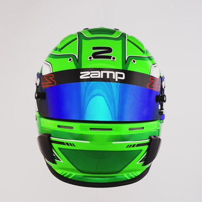 Zamp RZ 70F Racing Helmet - Green