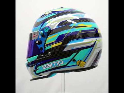 RZ 48 Youth Karting Helmet - Carbon Blue