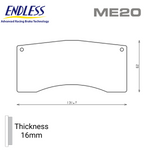 Endless RCP002 Brake Pad Set - ME20