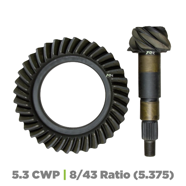 Atlas Axle 5.3 Crown Wheel & Pinion | 8/43 Ratio (5.375)