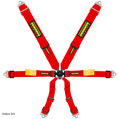 94500-2 Schroth Enduro Belt 3x2 - Red