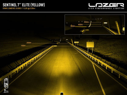 Sentinel 7" Elite (Yellow) - Race and Rally