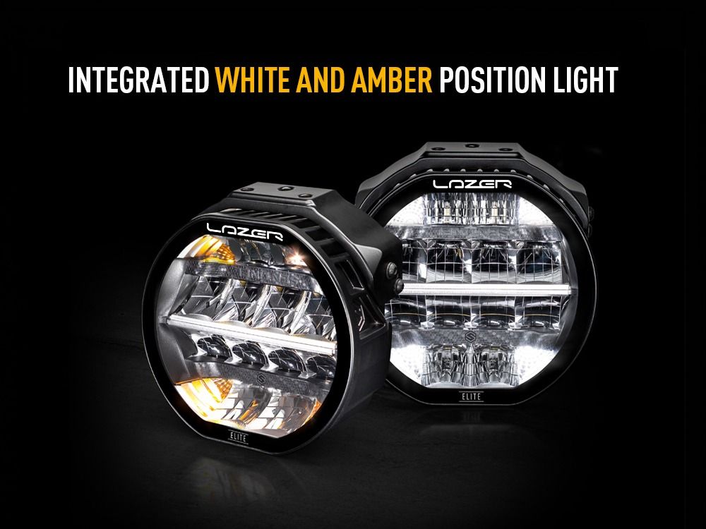 Sentinel 7" Elite (Inverted Mounting) with Position Light - Race and Rally