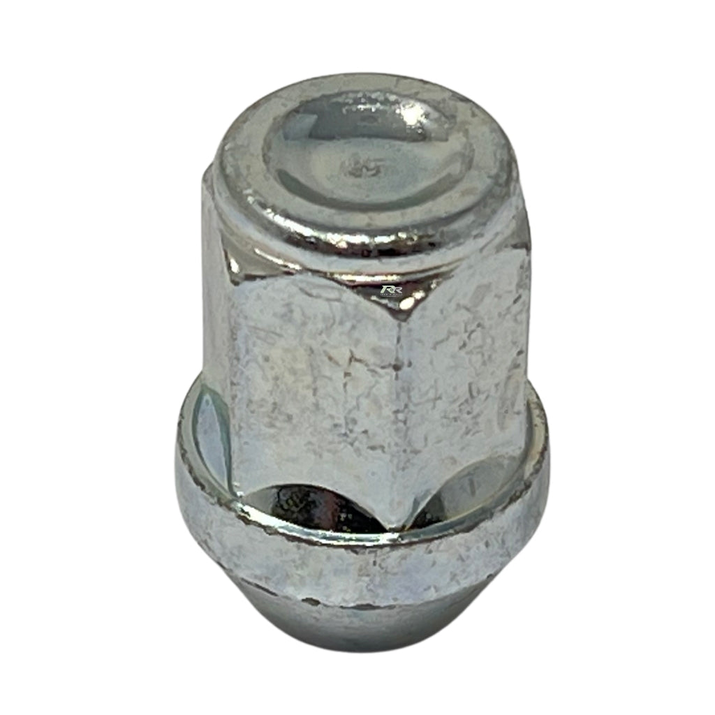 12mm 1.5 60° Bulge Dome Wheel Nut - Zinc - 19mm Hex Head - Race and Rally