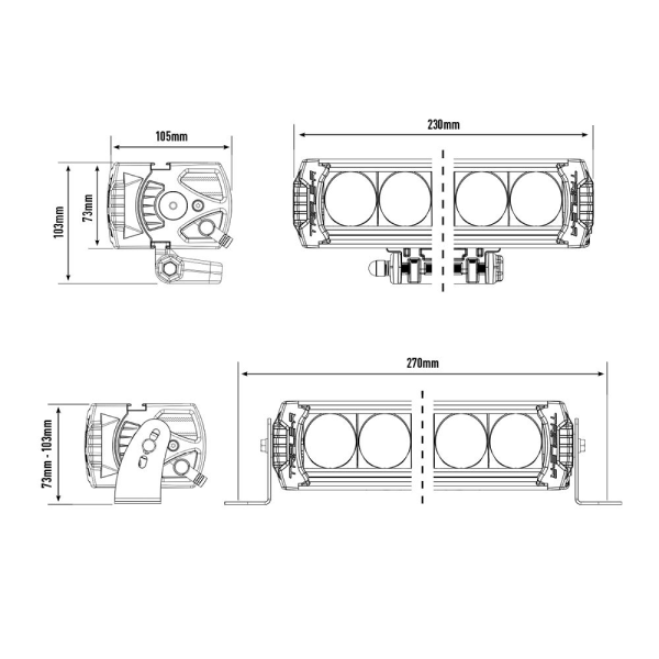 Lazer Lamps Triple-R 750 - With position Light