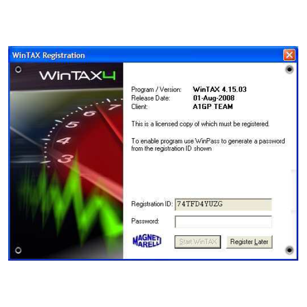 Wintax Software licence Key 4.23