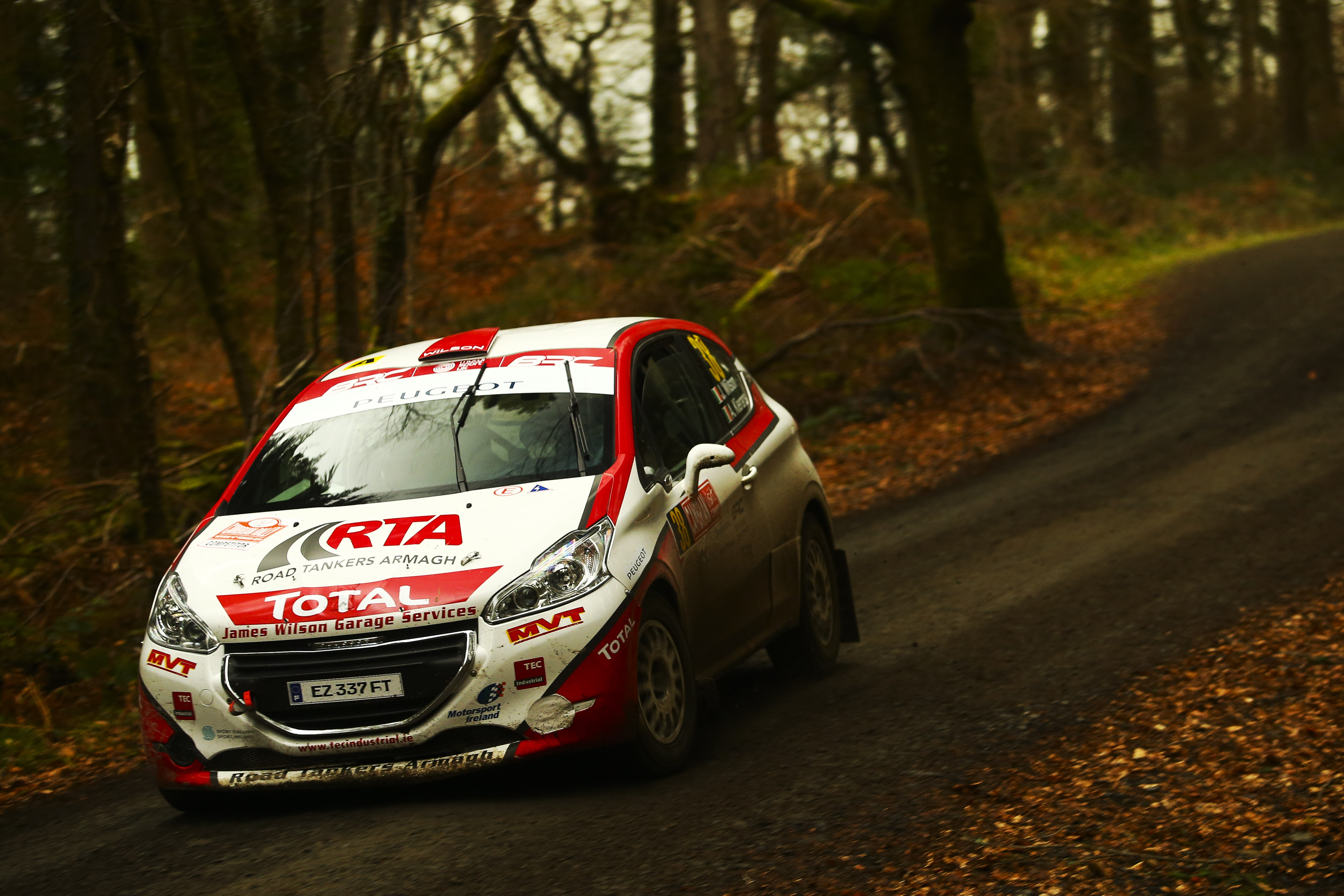 Peugeot scoop Junior British Rally Championship 1-2-3-4 at season opener