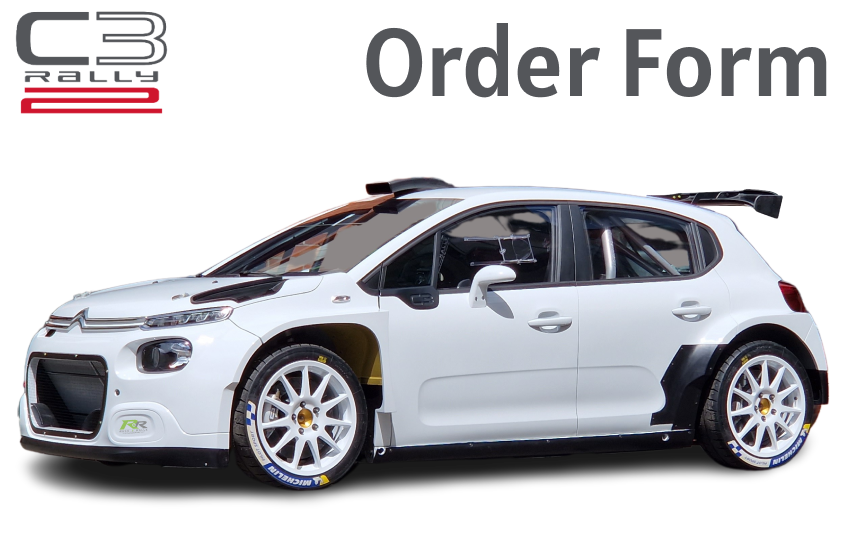 Citroen Racing C3 Rally 2 - Order Form