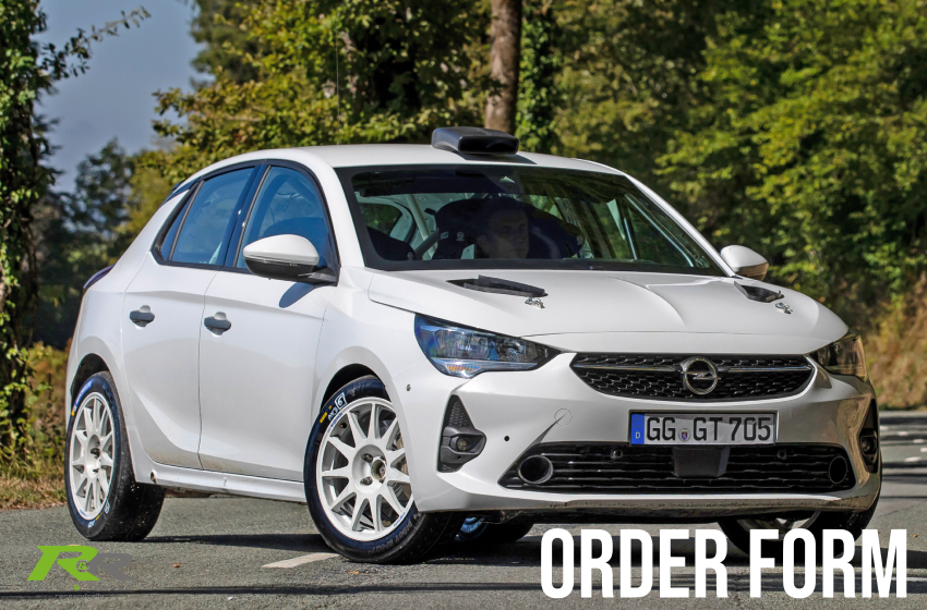 Opel Corsa Rally4 - Order Form