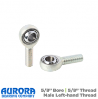 Aurora Rod End Bearing | 5/8" Bore | 5/8" Male Thread - Left-hand