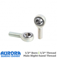 Aurora Rod End Bearing | 1/2" Bore | 1/2" Male Thread - Right-hand