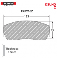 FRP216Z - DSUNO Brake Pads