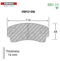 FRP219W - DS1.11 Brake Pads