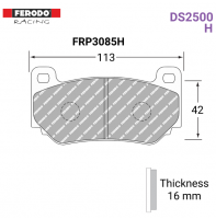 FRP3085H - DS2500 Brake Pads