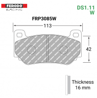FRP3085W - DS1.11 Brake Pads