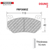 FRP3085Z - DSUNO Brake Pads