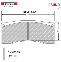 FRP3140Z - DSUNO Brake Pads