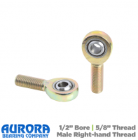 Aurora Rod End Bearing | 1/2" Bore | 5/8" Male Thread - Right-hand