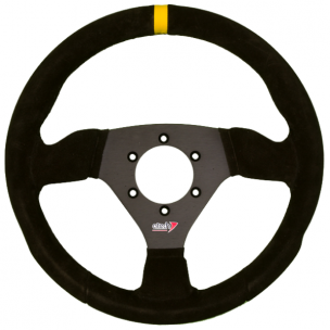 Atech 330mm Flat Suede Steering Wheel - ATVO0100 