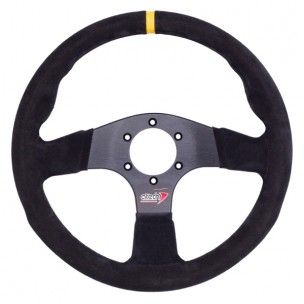 Atech 330mm Flat Suede Steering Wheel - ATVO0100 