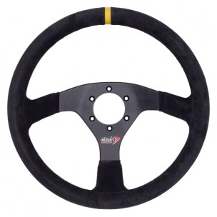 Atech 350mm Flat Suede Steering Wheel - ATVO0101 